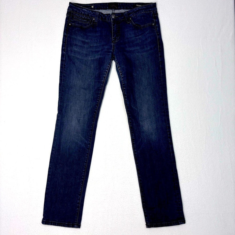 ReRock for Express jeans size 10/30 Skinny EUC dark wash. Deco pockets